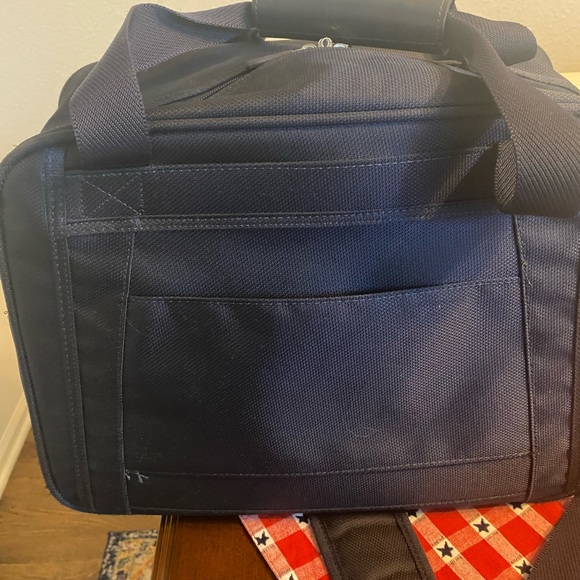 NWOT Samsonite Travel Tote Navy New Suitcase Overhead - Picture 4 of 4